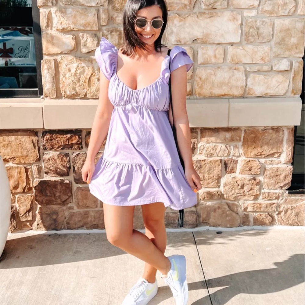 Abercrombie & Fitch Lavender Mini Dress